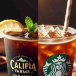 A Battle of Flavors: Califia Farms versus Starbucks in the Cold Brew Arena, Concept art for illustrative purpose, tags: der - Monok