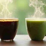 Which Beverage is Better for Fat Loss: Green Coffee or Black Coffee?, Concept art for illustrative purpose, tags: grüner oder schwarzer - Monok